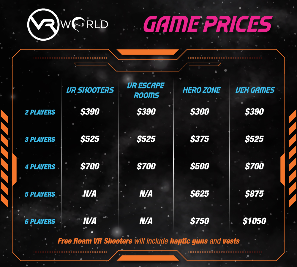 Vr worlds price new arrivals